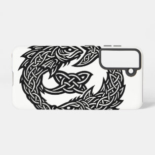 Fische Keltisches Zwillingsstrom-Sigil   BurnsInHe Samsung Galaxy Hülle