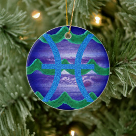 Fische Keramik Ornament