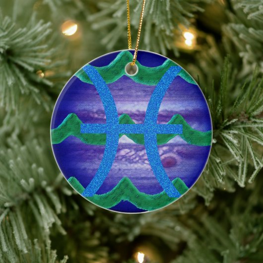 Fische Keramik Ornament (Baum)