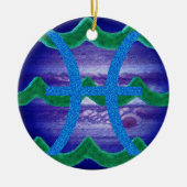 Fische Keramik Ornament (Vorne)