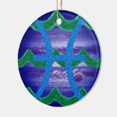 Fische Keramik Ornament (Links)