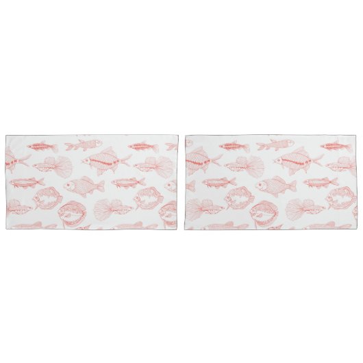 Fische Kissenbezug (Vorderseite-Set)