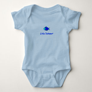 Fische, kleiner Schwimmer Baby Strampler