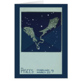 Fische Konstellation Vintage Zodiakastastrologie (Vorne)