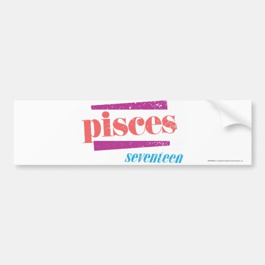 Fische LtPink Autoaufkleber (Vorne)