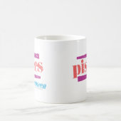 Fische LtPink Kaffeetasse (Mittel)