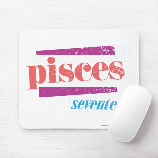 Fische LtPink Mousepad (Mit Mouse)