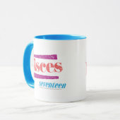 Fische LtPink Tasse (Vorderseite Links)