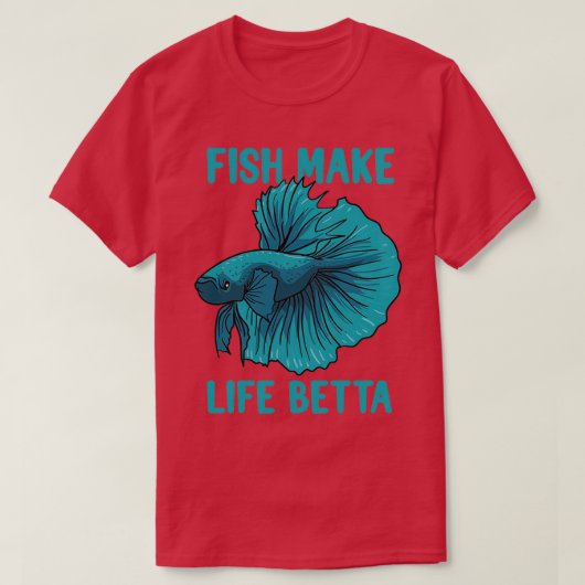 Fische machen das Leben besser T-Shirt (Design vorne)