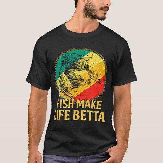 Fische machen das Leben schöner (5) T-Shirt (Vorderseite)