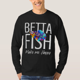 Fische machen mich glücklich aktiv T-Shirt