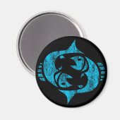 Fische Magnet (Vorderseite/Rückseite)