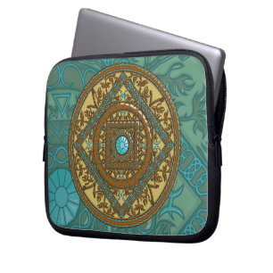 Fische-Mandala-Laptop-Hülle Laptopschutzhülle