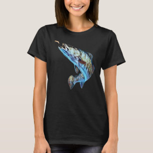 Fische, Männer, Frauen und Kinder speckten T-Shirt