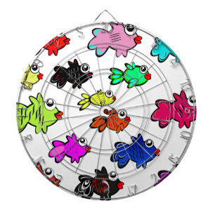 Fische Meerwasser Dartscheibe