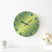 Fische & Metallaffe Große Wanduhr (Zuhause)