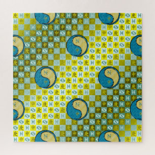 Fische & Metallaffe Puzzle