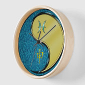 Fische & Metallaffe Uhr (Winkel)