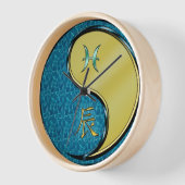 Fische & Metalldrache Uhr (Winkel)