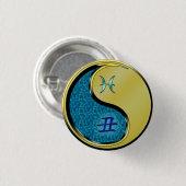 Fische & Metallener Ochse Button (Vorne & Hinten)