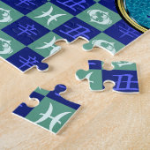 Fische & Metallener Ochse Puzzle (Seite)