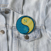 Fische & Metallhund Button (Beispiel)