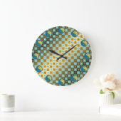 Fische & Metallpferd Große Wanduhr (Zuhause)