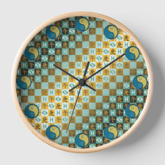 Fische & Metallpferd Uhr