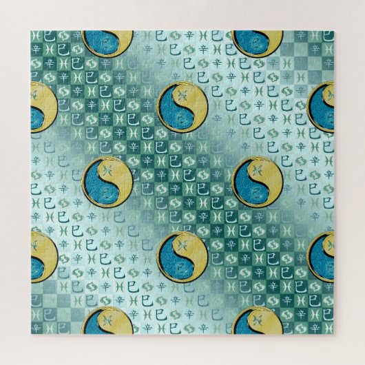 Fische & Metallschlange Puzzle (Vertikal)