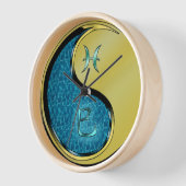 Fische & Metallschlange Uhr (Winkel)