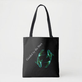 Fische – Minimalistischer Zodiac-Tote-Tasche Tasche