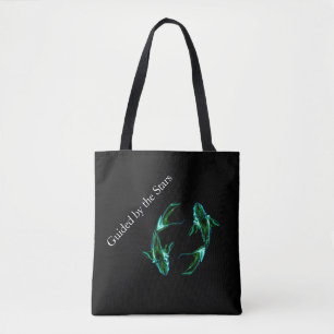 Fische – Minimalistischer Zodiac-Tote-Tasche Tasche