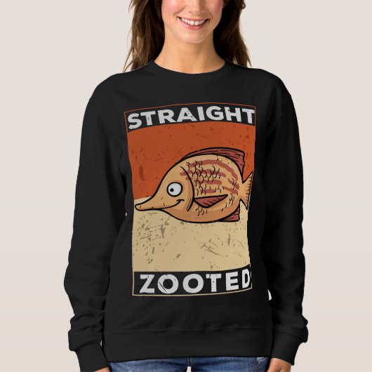 Fische mit absoluter Torquie Sweatshirt (Vorderseite)