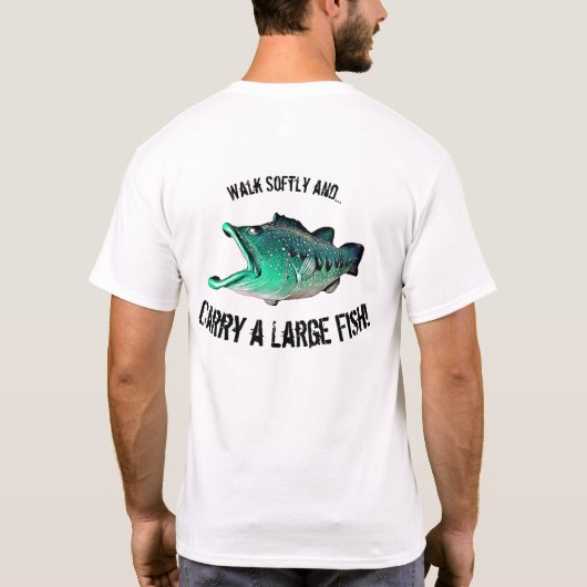 Fische mit Haltung durch Künstler-Mike Quinn T-Shirt (Rückseite)