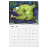 Fische mit Haltungs-Sammlung durch Mike Quinn Kalender (Mär 2027)