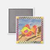 Fische mit kontrollierter Grenze #6 Magnet (Vorderseite/Rückseite)