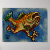 Fische mit Legen Poster (Vorne)