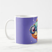 Fische mit Schwimmbrille Kaffeetasse (Links)