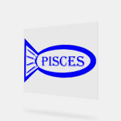 Fische mit Sternzeichen Acrylschild (Winkel)