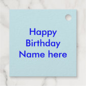 Fische mit Sternzeichen Geschenkanhänger (Rückseite)