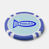 Fische mit Sternzeichen Pokerchips (Einzeln)