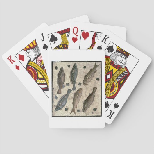 Fische (Mosaik) Spielkarten (Rückseite)