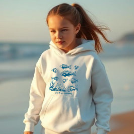 Fische nur Behalten Schwimmen Hoodie