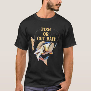 Fische oder Köder schneiden T-Shirt