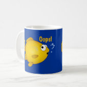 Fische Oops! Kaffeetasse (Vorderseite Links)