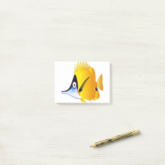 Fische Post-it Klebezettel (Auf Schreibtisch)