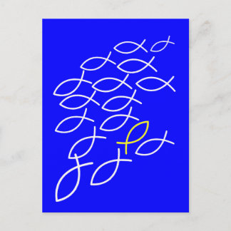 Fische Postkarte