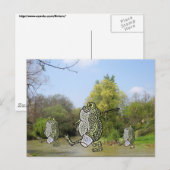 Fische Postkarte (Vorne/Hinten)