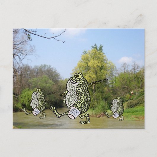 Fische Postkarte (Vorderseite)