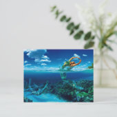 Fische - Postkarte (Stehend Vorderseite)